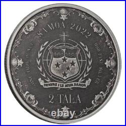 2022 Samoa Silver 1 oz Mermaid Antiqued Coin 2022 Samoa Silver 1 oz Mermaid Antiqued Coin