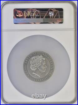 2022 TUTANKHAMUN's Mask 7k Metals 2oz Antique. 999 Silver Niue NGC MS70 Mint 500 2022 TUTANKHAMUN's Mask 7k Metals 2oz Antique. 999 Silver Niue NGC MS70 Mint 500