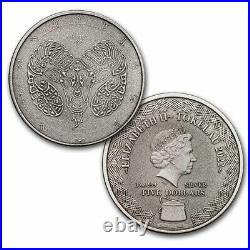 2022 Tokelau Silver Signs of Zodiac Series 12-coin Antique Set SKU#242361
