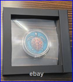 2023 $2 Niue Loggerhead Sea Turtle Lifelong Journey 2 oz Antique Silver in OGP 2023 $2 Niue Loggerhead Sea Turtle Lifelong Journey 2 oz Antique Silver in OGP