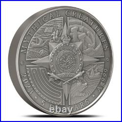 2023 2 oz Antique Niue Silver Mythical Creatures Minotaur Coin 2023 2 oz Antique Niue Silver Mythical Creatures Minotaur Coin