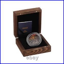 2023 2 oz Niue Pompeii Antiqued Silver Coin (Color)