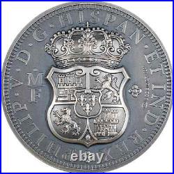 2023 2 oz Silver Mexican Columnario Antiqued Ultra High Relief Medal
