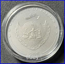 2023 3 Oz. 9999 Silver Charon Ferryman of the Dead Antiqued Gold Gilded Coin