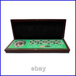 2023 3 oz Antique Niue Silver Spinning Roulette Wheel Coin (Box + CoA)