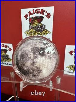2023 5.5 oz Silver/Copper Antique Colorized Republic of Chad Moon Puzzle Coin 2023 5.5 oz Silver/Copper Antique Colorized Republic of Chad Moon Puzzle Coin