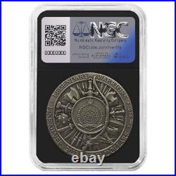 2023 $5 Niue Achilles 2 oz High Relief Silver Antiqued and Gold Gilded NGCX M