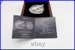 2023 5 oz Antique Burundi Silver Protecting Wildlife Crocodile Coin (Box, CoA)