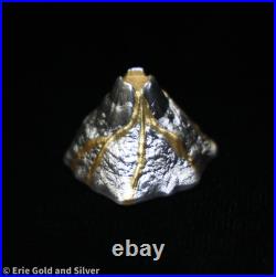 2023 $50 Vatu 5 oz 3D Antique Silver Vanuatu Volcano Coin in OGP