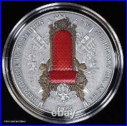 2023 Antique High Relief Roman Empire 2 oz. 999 Silver Coin in OGP