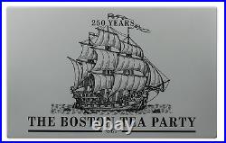 2023 Barbados 250 Years of Resistance Boston Tea Party 4oz Silver Coin Set