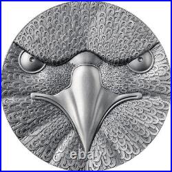 2023 Binary Eagle United Crypto States 2 oz Antique Silver Coin