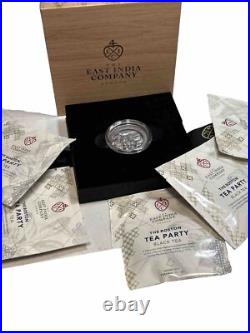 2023 Boston Tea Party 250th Anniversary 2oz Silver UHR Antique Finish Coin 2023 Boston Tea Party 250th Anniversary 2oz Silver UHR Antique Finish Coin