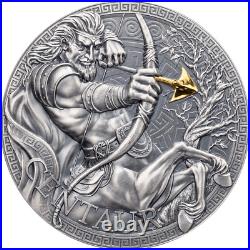 2023 CENTAUR from THE GREAT GREEK MYTHOLOGY Series 1 Ounce Antiqued Silver Co