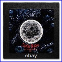 2023 CIT H. P. Lovecraft Azathoth 3 oz High Relief Antique Silver Coin 30401