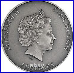 2023 CIT Secret Heart 1 Oz Antique Finish Silver Coin 30324
