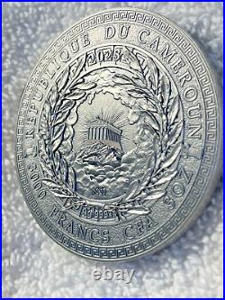 2023 Cameroon ARTEMIS 3 oz Gilded High Relief Antique Silver Coin-MINTAGE 333