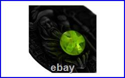 2023 Cameroon Wizard 2 oz Silver Coin Antiqued with Fluorescent Insert mtg 8888