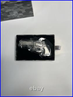 2023 Chad 2 oz Silver Revolver Gun Shaped Antiqued High Relief Coin. 999 (withBox) 2023 Chad 2 oz Silver Revolver Gun Shaped Antiqued High Relief Coin. 999 (withBox)