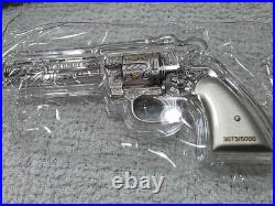 2023 Chad 2 oz Silver Revolver Gun Shaped Antiqued High Relief Coin. 999 (withBox) 2023 Chad 2 oz Silver Revolver Gun Shaped Antiqued High Relief Coin. 999 (withBox)