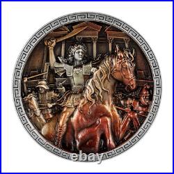 2023 Chad Alexander the Great 5oz Silver Antiqued Dome Shaped only 199 made