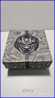 2023 Chad Nine Sons of the Dragon King 2 oz Silver Ultra High Relief Antiqued