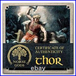 2023 Cook Islands 1 oz Gold Antique Norse Gods Thor SKU#260885