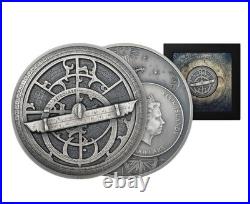 2023 Cook Islands $10 Astrolabe 2oz Silver. 999 NGC MS70 Antiqued