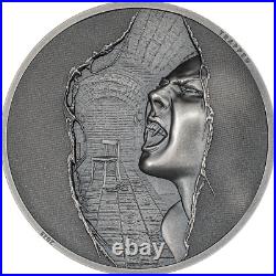 2023 Cook Islands Trapped Escape 1oz Silver Antiqued Coin with Mintage of 999