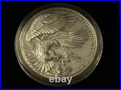 2023 Eagle and Raven Life Quotes 2 oz Antique finish Silver Coin 10 Cedis Ghana 2023 Eagle and Raven Life Quotes 2 oz Antique finish Silver Coin 10 Cedis Ghana