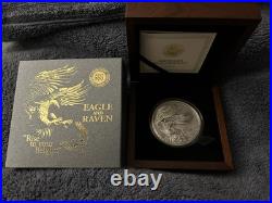 2023 Eagle and Raven Life Quotes 2 oz Antique finish Silver Coin 10 Cedis Ghana 2023 Eagle and Raven Life Quotes 2 oz Antique finish Silver Coin 10 Cedis Ghana