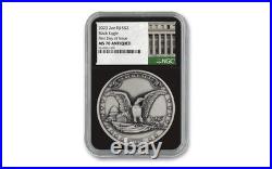 2023 Fiji 2 oz Silver Black Eagle FDOI NGC MS70 Antiqued Mintage of only 999 2023 Fiji 2 oz Silver Black Eagle FDOI NGC MS70 Antiqued Mintage of only 999
