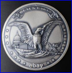 2023 Fiji $5 Silver 5 OZ Black Eagle Coin-Antiqued-Mint Condition-Beautiful-Rare