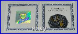 2023 Germania Witchcraft Seeress Ritual 1 oz silver coin antiqued Finish BOX COA