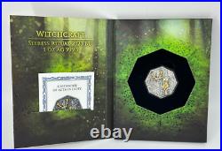 2023 Germania Witchcraft Seeress Ritual 1 oz silver coin antiqued Finish BOX COA