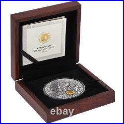 2023 Ghana Nature Architects Bumblebee 2oz Silver Antique Coin With Mintage 500