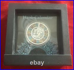 2023 Haab? Alendar 2 oz Antiqued Silver Coin Only 500 Minted! Niue 2023 Haab? Alendar 2 oz Antiqued Silver Coin Only 500 Minted! Niue