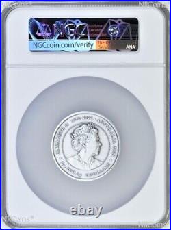 2023 KANGAROO YONGKA 2oz Silver Antiqued Colored Coin NGC MS70 FR Blue Label