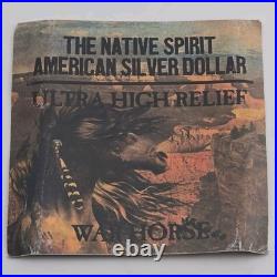 2023 Native Spirit War Horse 2oz Silver Oglala Lakota Sioux Nation UHR NGC MS70
