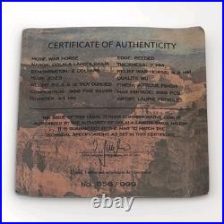 2023 Native Spirit War Horse 2oz Silver Oglala Lakota Sioux Nation UHR NGC MS70