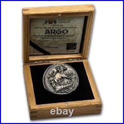 2023 Niue 2 oz Antique Silver Argonauts Argo Ship