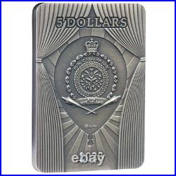 2023 Niue 2 oz Colored Antique Silver Coin Pastel Circus Rising OGP