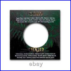 2023 Niue 2 oz Silver Antique Odin (with Box & COA). 999 high relief LOT#A021