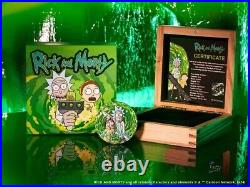 2023 Niue 2 oz Silver Antique Rick and Morty #144 Mintage of 300