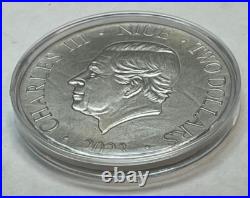 2023 Niue 50 gram The Fire Drake Antique Finish silver coin