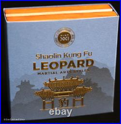 2023 Niue Antique Shaolin Kung Fu Leopard 2 oz. 999 Silver Coin in OGP 2023 Niue Antique Shaolin Kung Fu Leopard 2 oz. 999 Silver Coin in OGP
