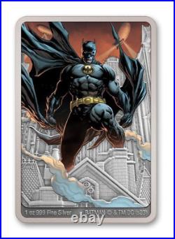 2023 Niue DC Batman Day Movie Poster 1 oz Colorized Antiqued Silver Coin 2023 Niue DC Batman Day Movie Poster 1 oz Colorized Antiqued Silver Coin