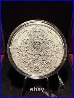 2023 Niue Fight for Freedom (Ukraine) Antique Finish 5 oz Silver Coin With Box