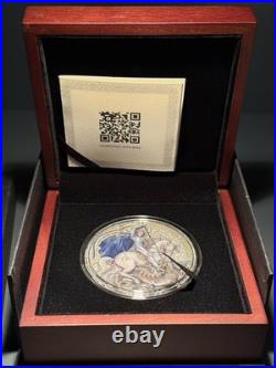 2023 Niue Fight for Freedom (Ukraine) Antique Finish 5 oz Silver Coin With Box