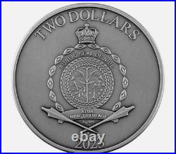 2023 Niue Haab? Alendar 2 oz Antique finish Silver Coin